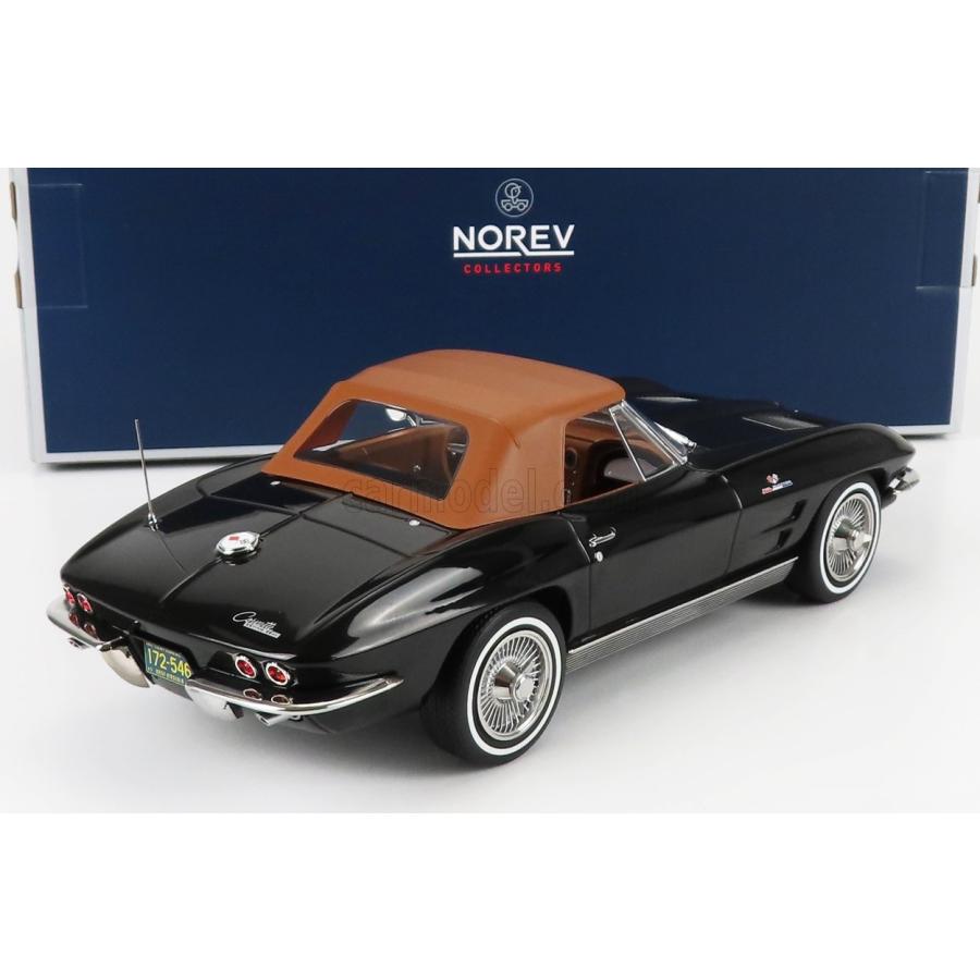 ミニカー アメ車 1 18 シボレー コルベット スティングレイ ノレブ Norev 1 18 Chevrolet Corvette Stingray Spider 1963 Black 1055 1055 ミニカーショップ ええもん堂 通販 Yahoo ショッピング