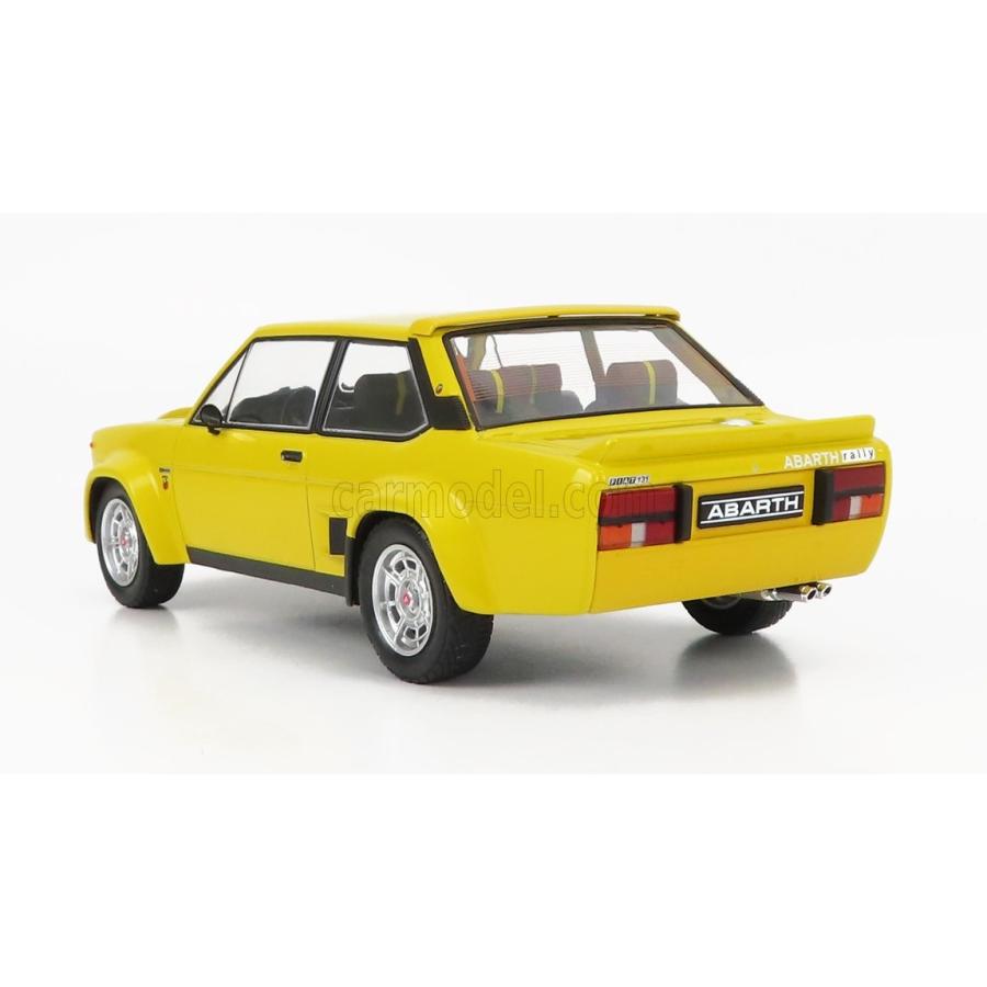 ミニカー 1/18 フィアット 131 アバルト IXO-MODELS 1/18 FIAT 131 ABARTH (night version) BASE RALLY 1980 YELLOW 18CMC128.22｜a-mondo2｜05