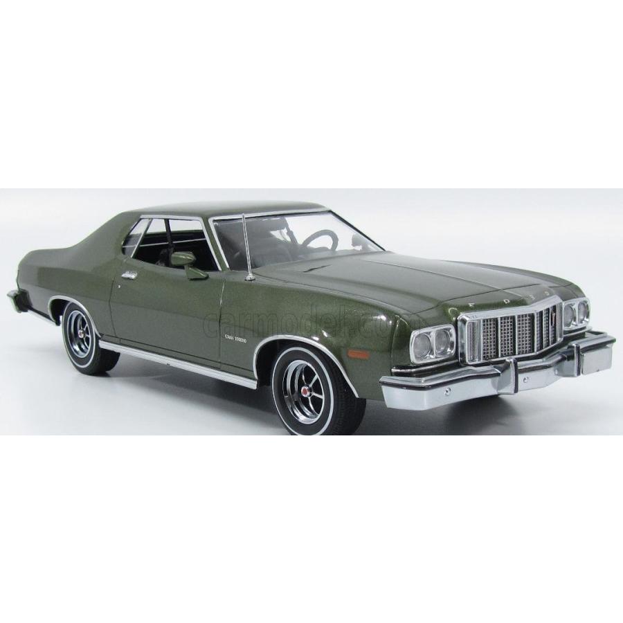 ミニカー アメ車 1 18 フォード グラントリノ Greenlight Ford Usa Gran Torino 1976 Dark Green Met ミニカーショップ ええもん堂 通販 Yahoo ショッピング