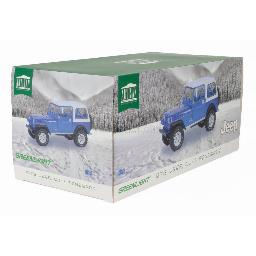 Jeep（ジープ） ミニカー アメ車 1/18 CJ-7 GREENLIGHT 1/18 JEEP CJ-7