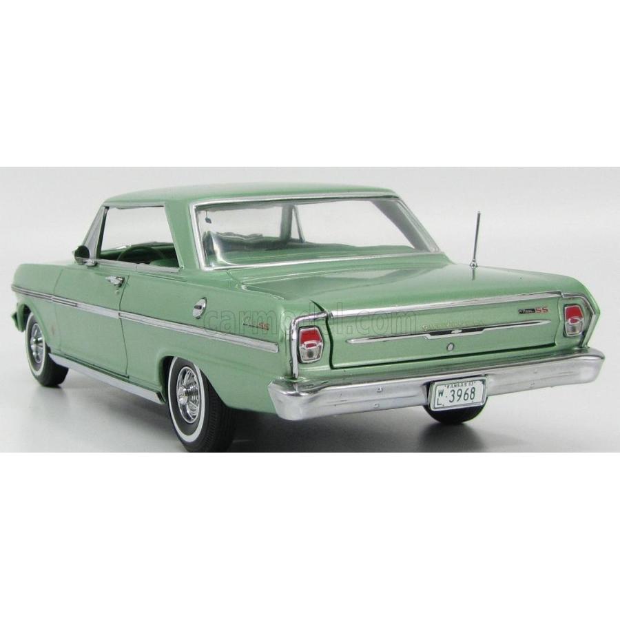 ミニカー アメ車 1 18 シボレー ノヴァ Sun Star Chevrolet Nova Ss 2 Door 1963 Laurel Green Met 3968 ミニカーショップ ええもん堂 通販 Yahoo ショッピング