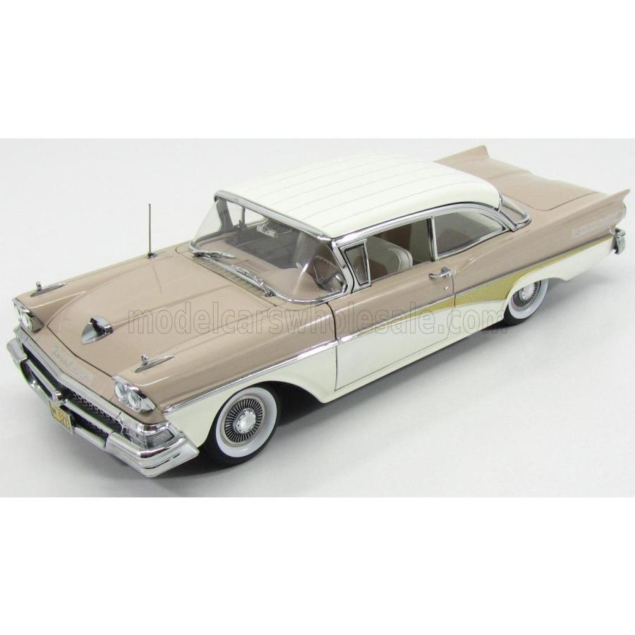 安い購入 ミニカー アメ車 1 18 フォード フェアレーン 500 Sun Star Ford Usa Fairlane 500 Hard Top 1958 Colonial White Desert Beige 5273 ミニカーショップ ええもん堂 通販 Yahoo ショッピング 全商品オープニング価格特別価格 Www Doctor Plan Com