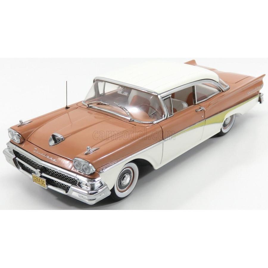 代引き手数料無料 ミニカー アメ車 1 18 フォード フェアレーン Sun Star Ford Usa Fairlane 500 Hard Top 1958 White Palomino Tan 5284 ミニカーショップ ええもん堂 通販 Yahoo ショッピング 再再販 Globaltask Net