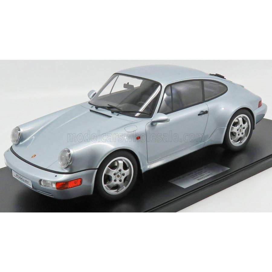 ミニカー 1 8 ポルシェ 911 964 ミニチャンプス Minichamps 1 8 Porsche 911 964 Coupe 1993 30th Anniversary Polar Silver Met ミニカーショップ ええもん堂 通販 Yahoo ショッピング