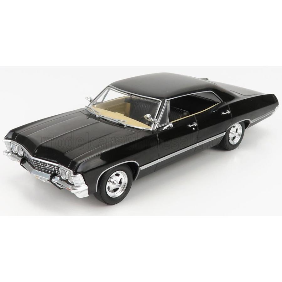 ミニカー アメ車 1 24 シボレー インパラ Greenlight 1 24 Chevrolet Impala Sport Sedan 1967 Black ミニカーショップ ええもん堂 通販 Yahoo ショッピング