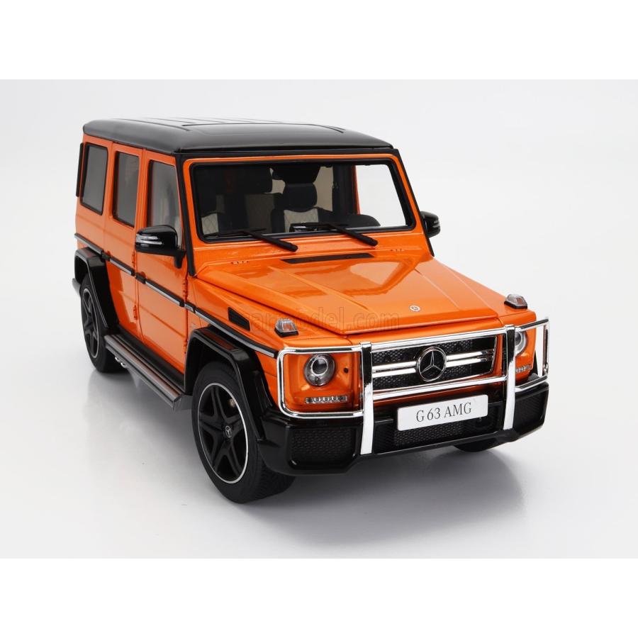 ミニカー 1/18 メルセデス ベンツ Gクラス G63 AMG ALMOST-REAL 1/18 MERCEDES BENZ G-CLASS G63 AMG (W463) V8 BITURBO 2017 SUNSET ORANGE ALM820608｜a-mondo2｜09