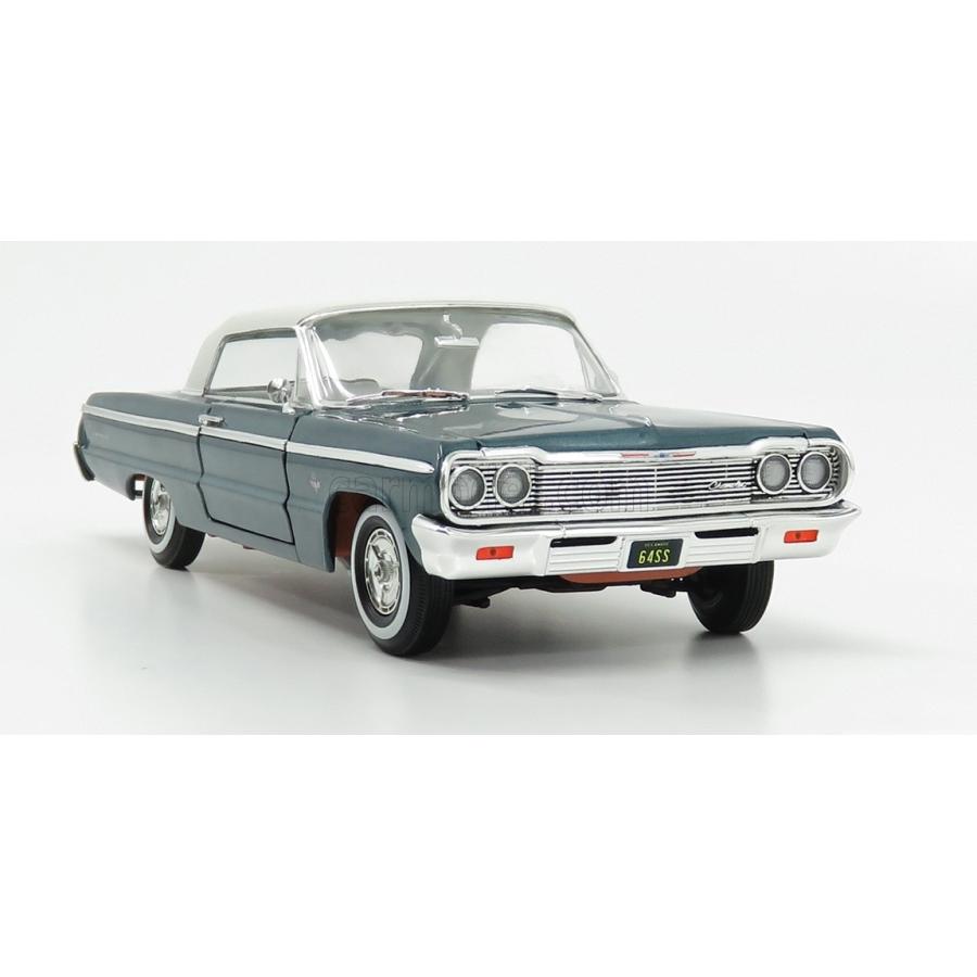 ミニカー アメ車 1 18 シボレー インパラ Autoworld Chevrolet Impala 1964 Blue Met White Amm1219 06 Amm1219 06 ミニカーショップ ええもん堂 通販 Yahoo ショッピング