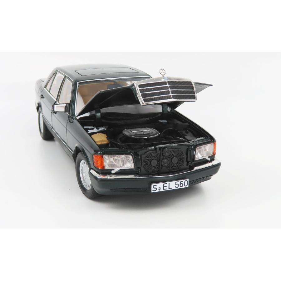 ミニカー 1/18 メルセデス ベンツ Sクラス 560SEL ノレブ NOREV 1/18 MERCEDES BENZ S-CLASS 560SEL (W126) 1989 SPRUCE GREEN B66040682 1989 メルセデスベンツ 560 SEC AMG 2台セット