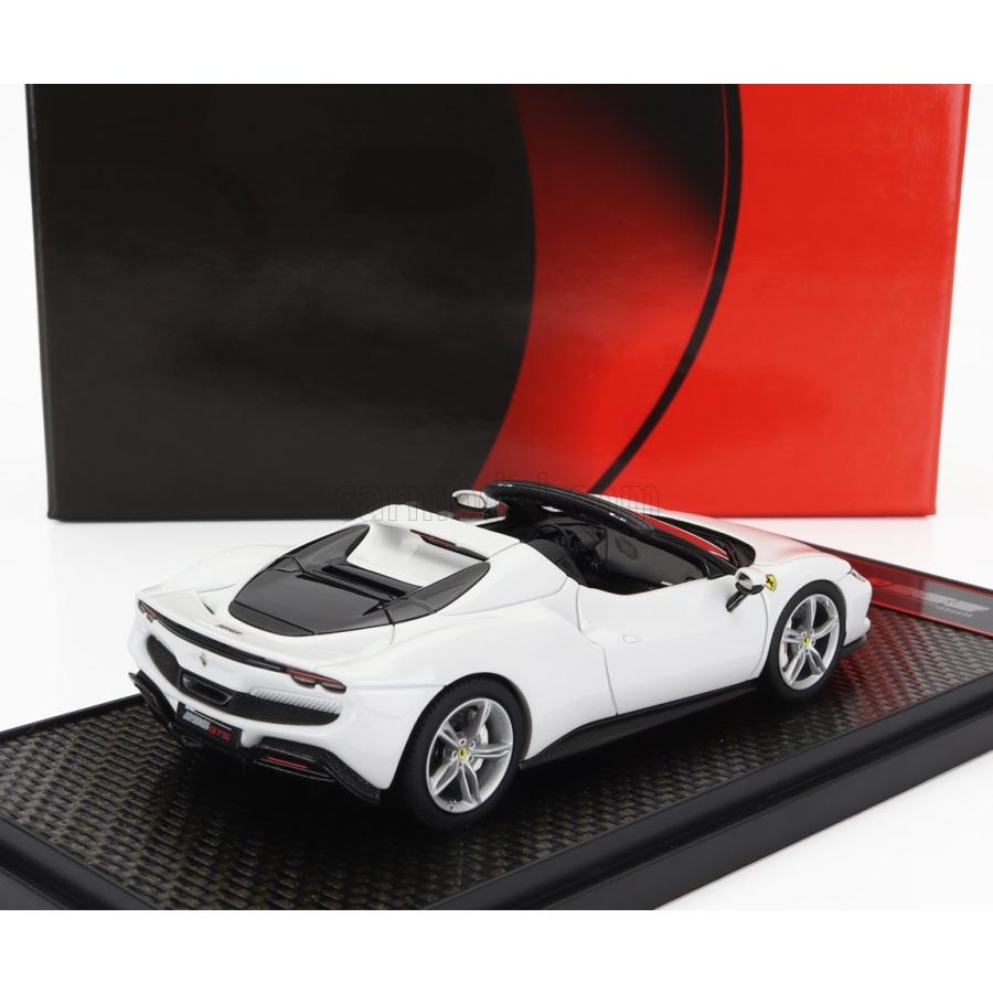 ミニカー 1/43 フェラーリ 296 GTS BBR-MODELS 1/43 FERRARI 296 GTS SPIDER 2022 BIANCO CERVINO - WHITE BBRC268B2｜a-mondo2｜02