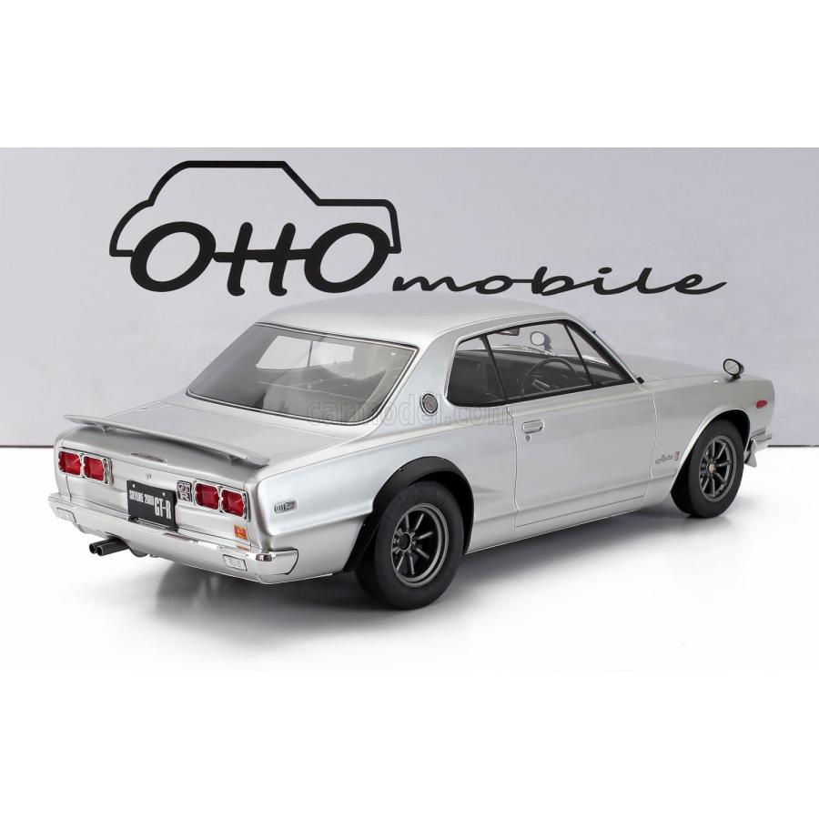 日産 スカイライン 1/12 Skyline 2000 GT-R シルバー IG1803 1/12 Nissan Skyline 2000 GT-R (KPGC110) Silver | LINE UP