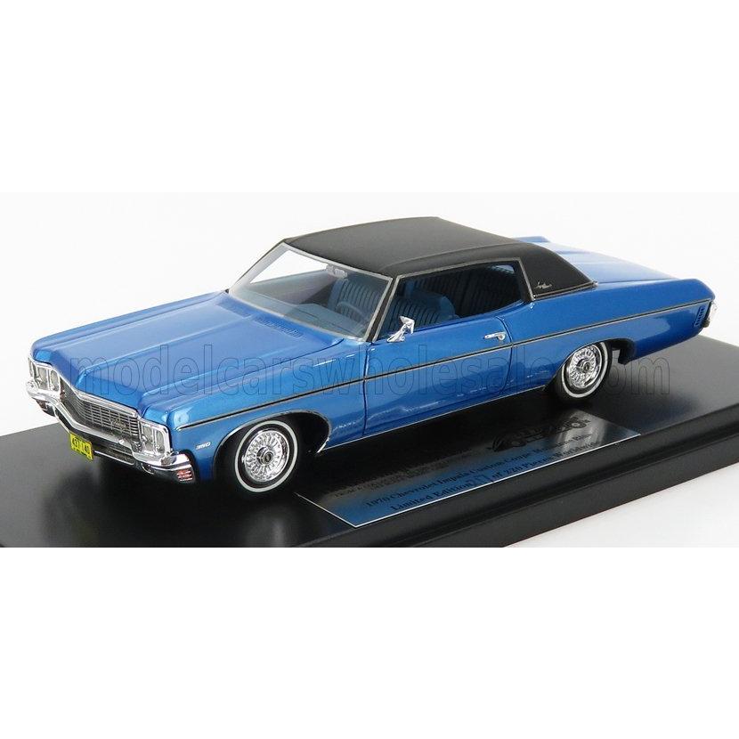 ミニカー アメ車 1 43 シボレー インパラ Goldvarg 1 43 Chevrolet Impala Custom Coupe 1970 Mulsanne Blue Gc029b Gc029b ミニカーショップ ええもん堂 通販 Yahoo ショッピング