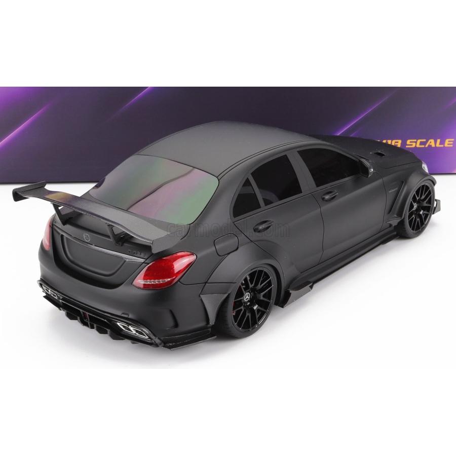 ミニカー 1/18 メルセデス ベンツ Cクラス C63S GLM-MODELS 1/18 MERCEDES BENZ C-CLASS C63S AMG DARWINPRO WIDEBODY 2019 MATT BLACK GLM188025｜a-mondo2｜02