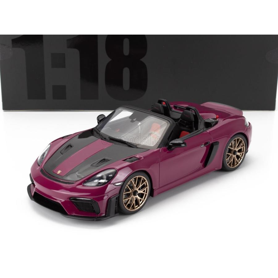 Porsche RS Spyder 1/18 ブラックカーボン Spark 1:18 Porsche 718 (982) Spyder RS year 2024 vanadium