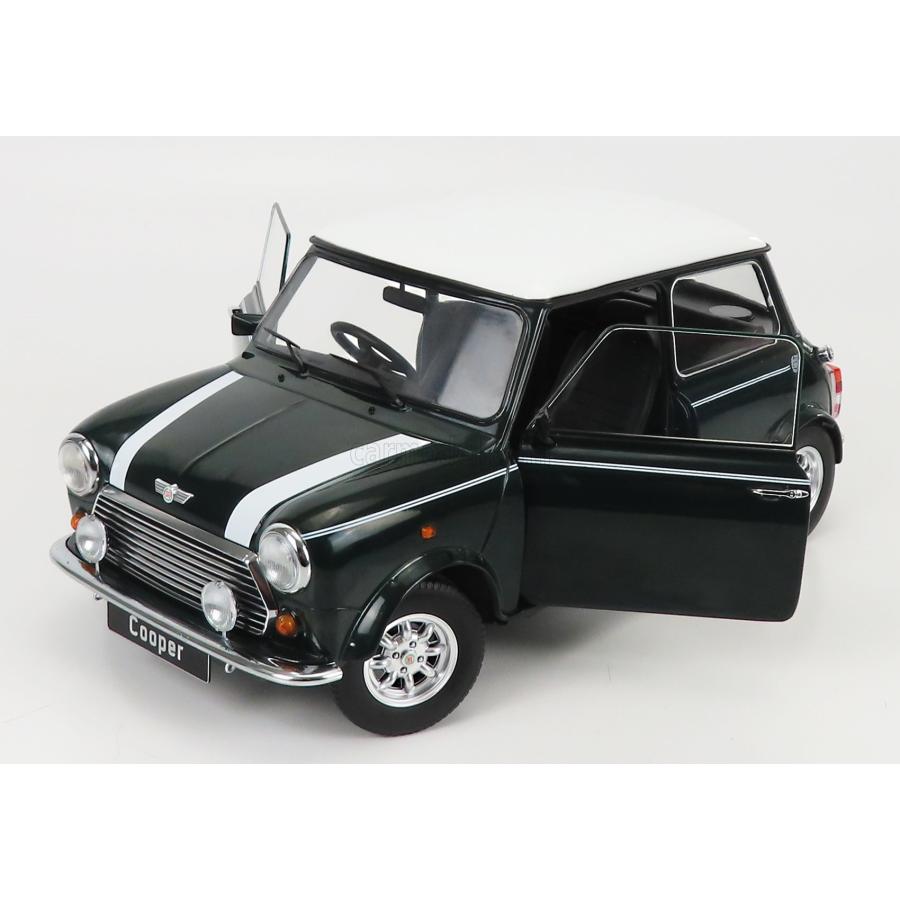 ミニカー 1/12 ミニクーパー KK-SCALE 1/12 MINI COOPER RHD 1992 DARK GREEN WHITE KKDC120051R｜a-mondo2｜06