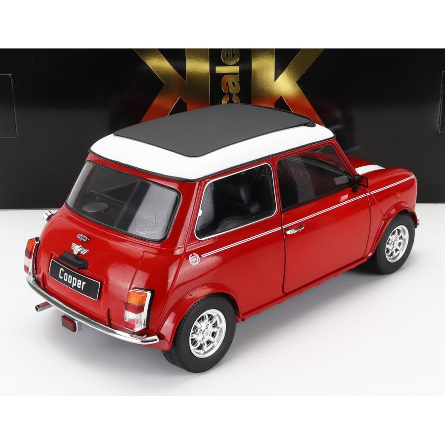 305-043 KK 1/12 ミニ クーパー LHD レッド×ホワイト Amazon | KK-SCALE 1/12 ミニクーパー レッド/ホワイトルーフ