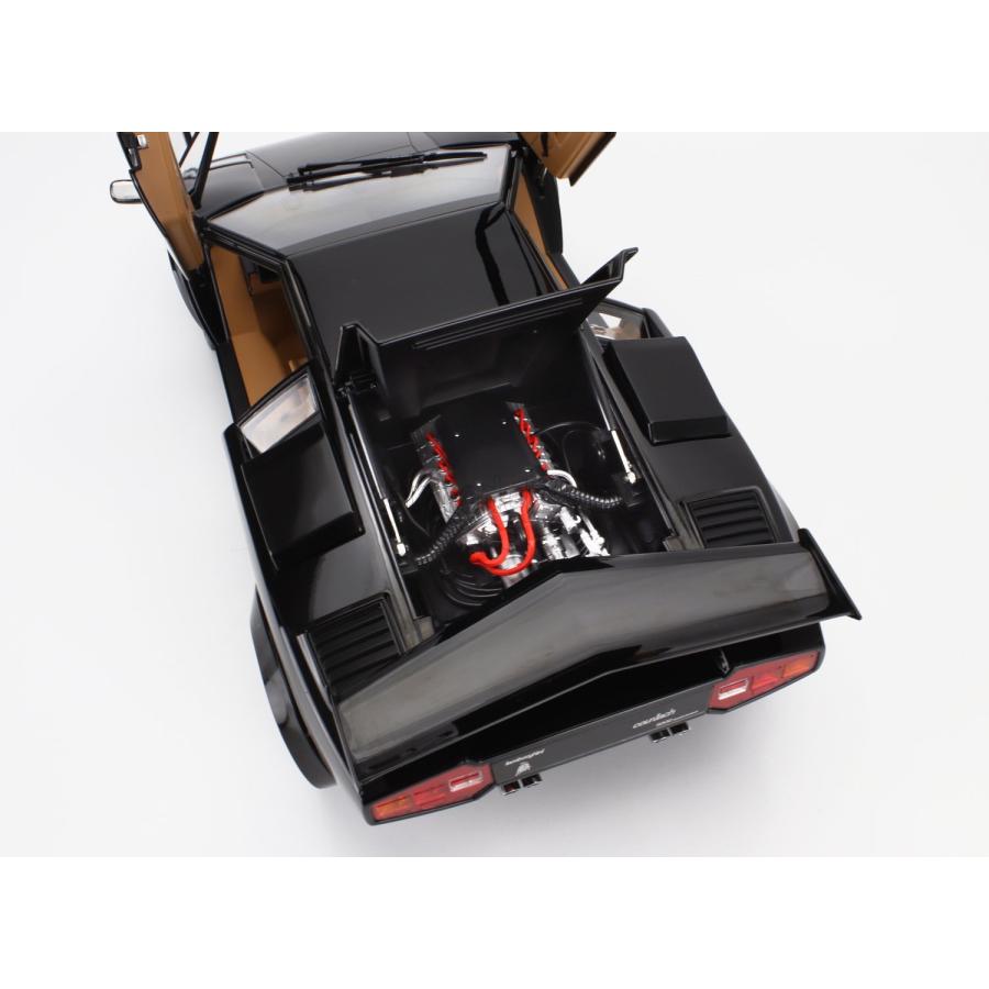 Modèle Réduit 1:12 Lamborghini Countach LP 5000S QV Noir 1985 - KK Scale - Neuf