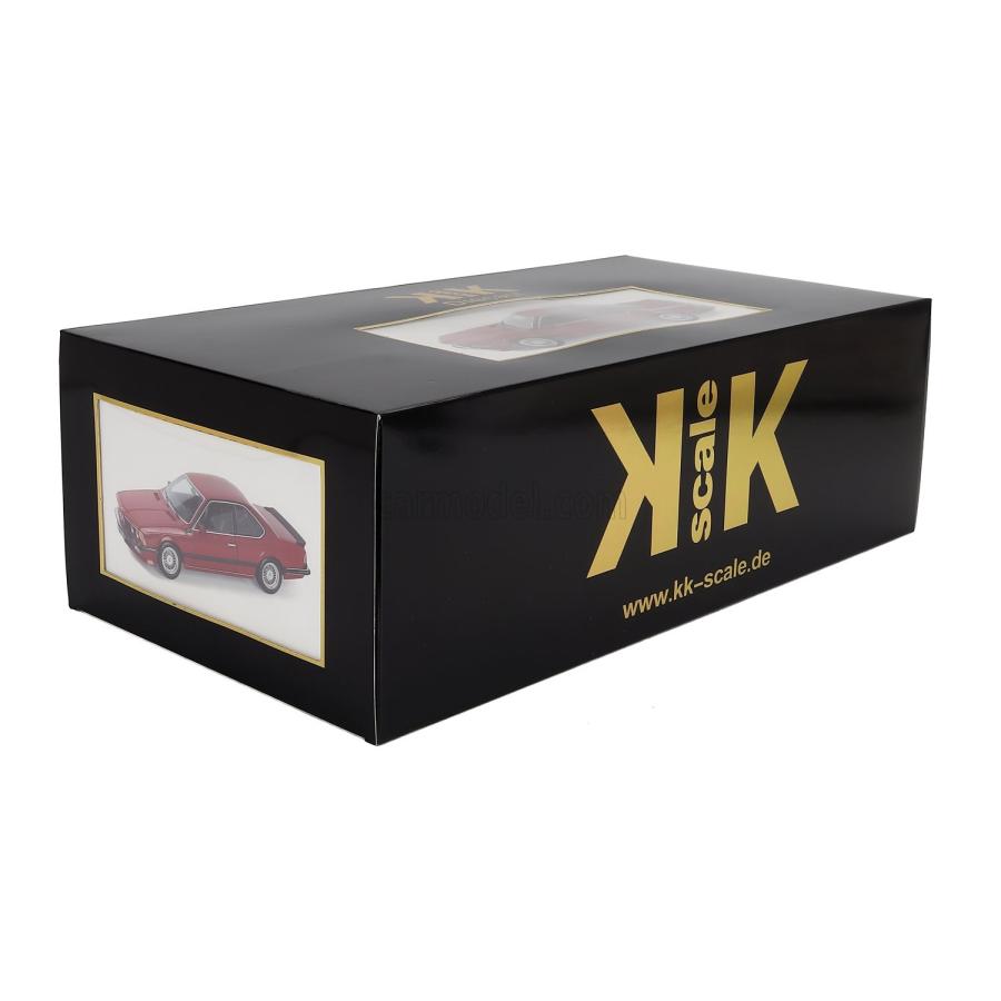 ミニカー 1/12 BMW 6シリーズ KK-SCALE 1/12 BMW 6-SERIES M635 CSI (E24) COUPE 1987 CERCHI ALPINA ALPINA RIMS RED KKDC120165Aの画像