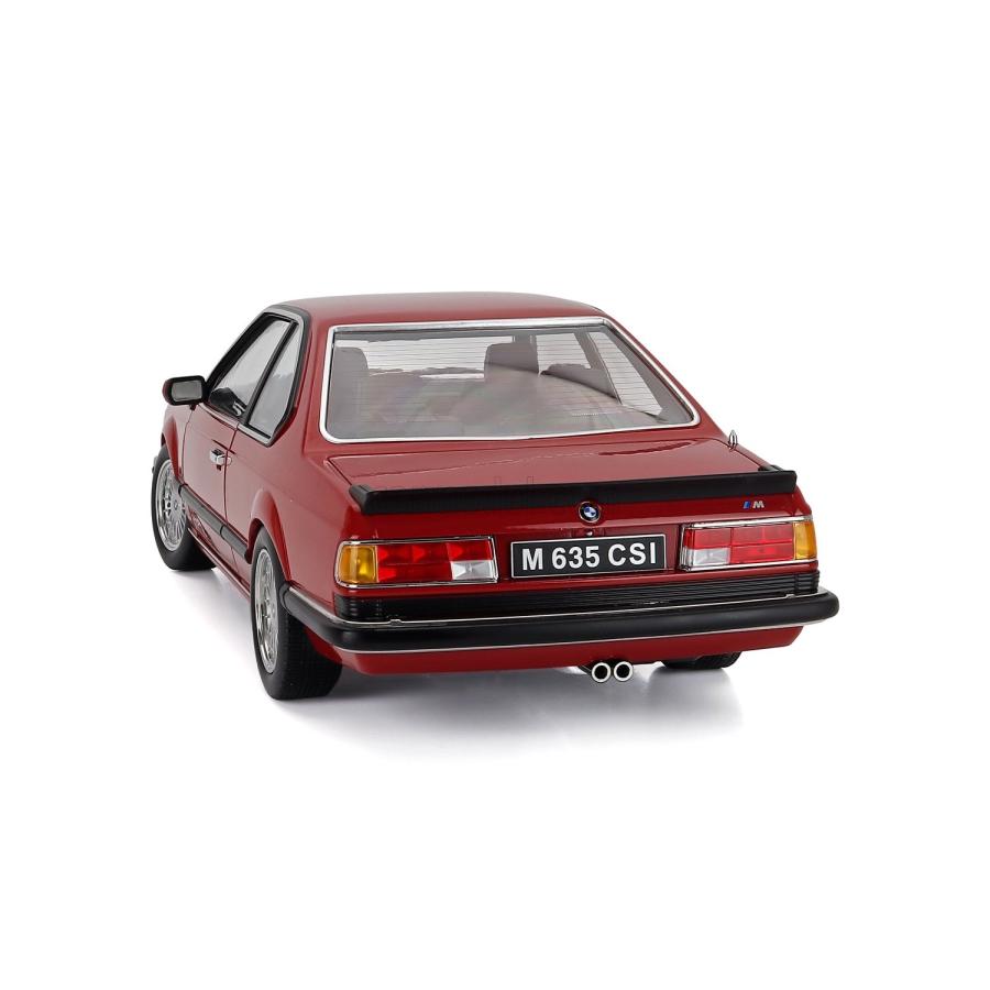 ミニカー 1/12 BMW 6シリーズ KK-SCALE 1/12 BMW 6-SERIES M635 CSI (E24) COUPE 1987 CERCHI ALPINA ALPINA RIMS RED KKDC120165Aの画像