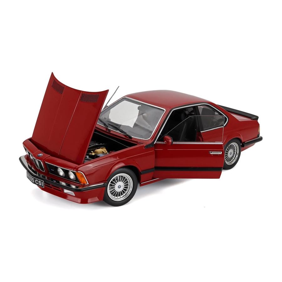 ミニカー 1/12 BMW 6シリーズ KK-SCALE 1/12 BMW 6-SERIES M635 CSI (E24) COUPE 1987 CERCHI ALPINA ALPINA RIMS RED KKDC120165Aの画像