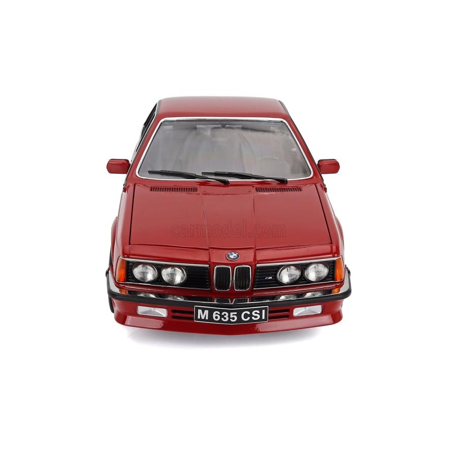ミニカー 1/12 BMW 6シリーズ KK-SCALE 1/12 BMW 6-SERIES M635 CSI (E24) COUPE 1987 CERCHI ALPINA ALPINA RIMS RED KKDC120165Aの画像