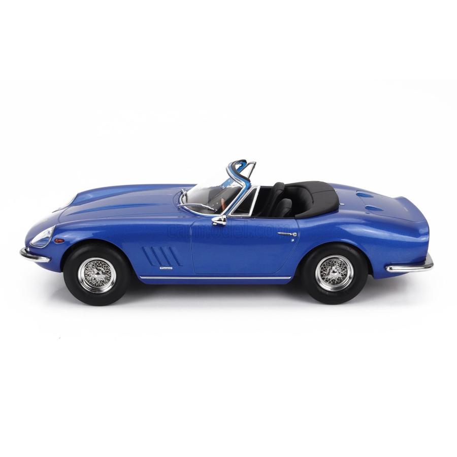 ミニカー 1/18 フェラーリ 275 GTB/4 KK-SCALE 1/18 FERRARI 275 GTB/4 NART SPIDER 1967 BLUE MET KKDC180238｜a-mondo2｜03