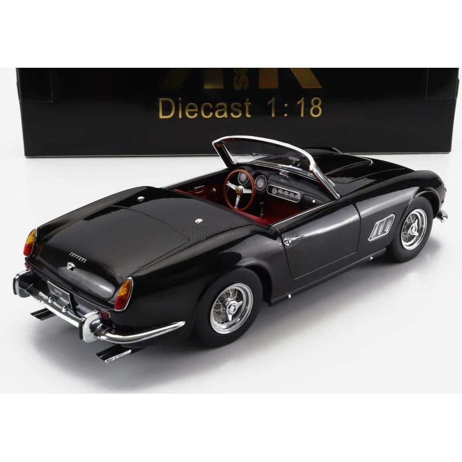 ミニカー 1/18 フェラーリ 250GT カリフォルニア KK-SCALE 1/18 FERRARI 250GT CALIFORNIA SPIDER WITH HARD-TOP 1961 BLACK KKDC181043｜a-mondo2｜02