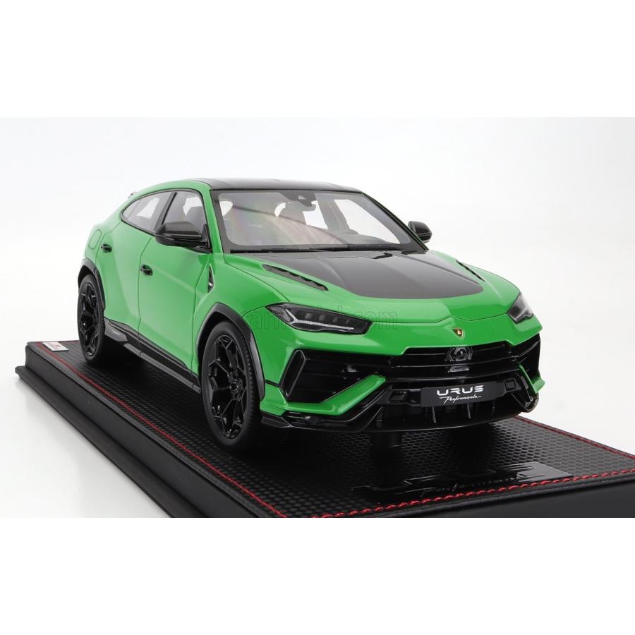 ミニカー 1/18 ランボルギーニ ウルス ペルフォルマンテ MR-MODELS 1/18 LAMBORGHINI URUS PERFORMANTE 2022 VERDE VIPER - GREEN LAMBO055A｜a-mondo2｜04