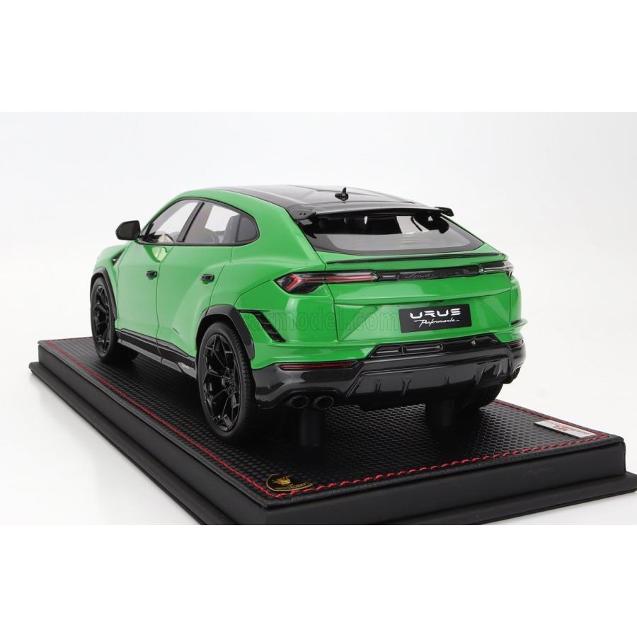 ミニカー 1/18 ランボルギーニ ウルス ペルフォルマンテ MR-MODELS 1/18 LAMBORGHINI URUS PERFORMANTE 2022 VERDE VIPER - GREEN LAMBO055A｜a-mondo2｜05