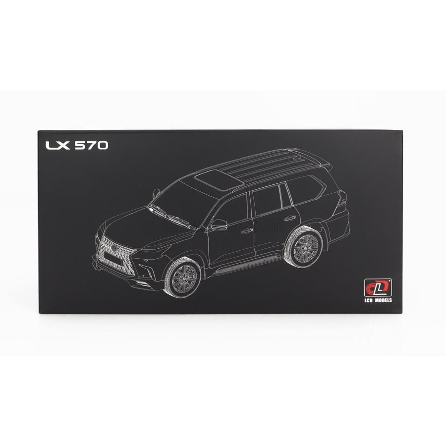 トヨタ ミニカー 1/18 レクサス LX570 SUV LCD-MODEL LEXUS 2022 WHITE