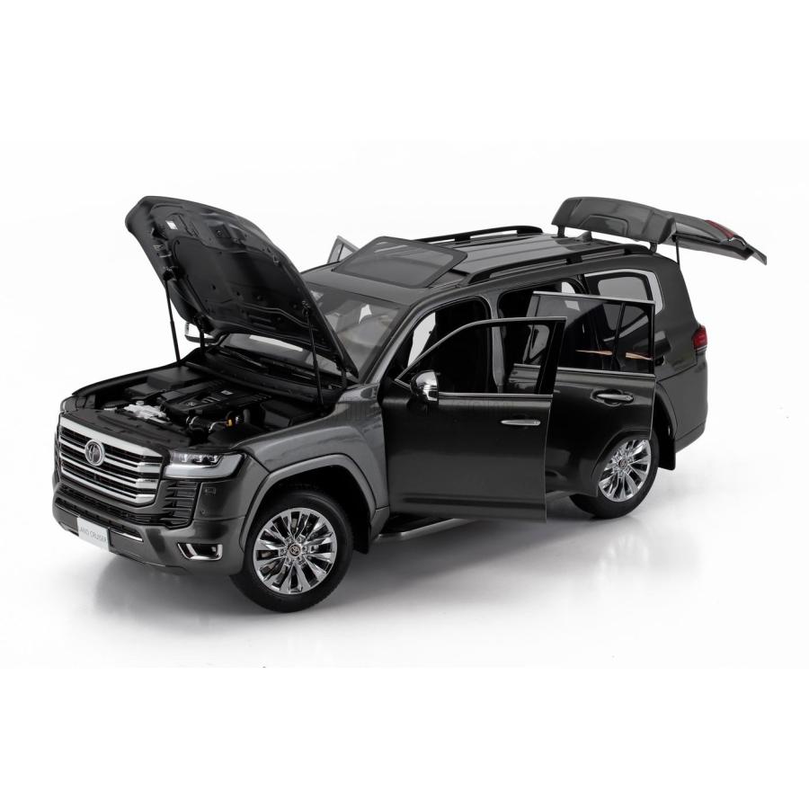 ランドクルーザーの展示模型 1/18 ランドクルーザー300 ZX グレー【LCD18013ZXGR:6971631022676】