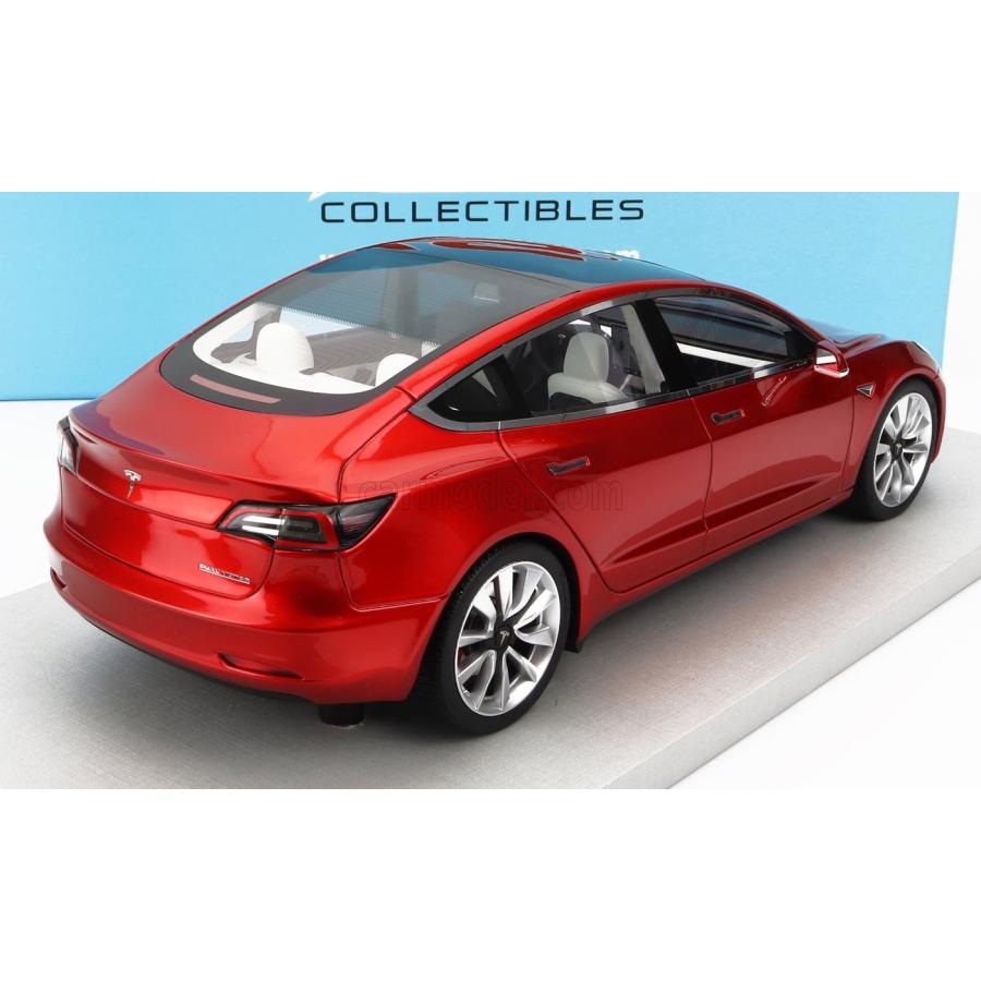 お値下げ ミニカー 1/18 テスラ モデル3 LS-COLLECTIBLES 1/18 TESLA MODEL 3 2017 RED LS074A 【UOI6690094897】(23322円)