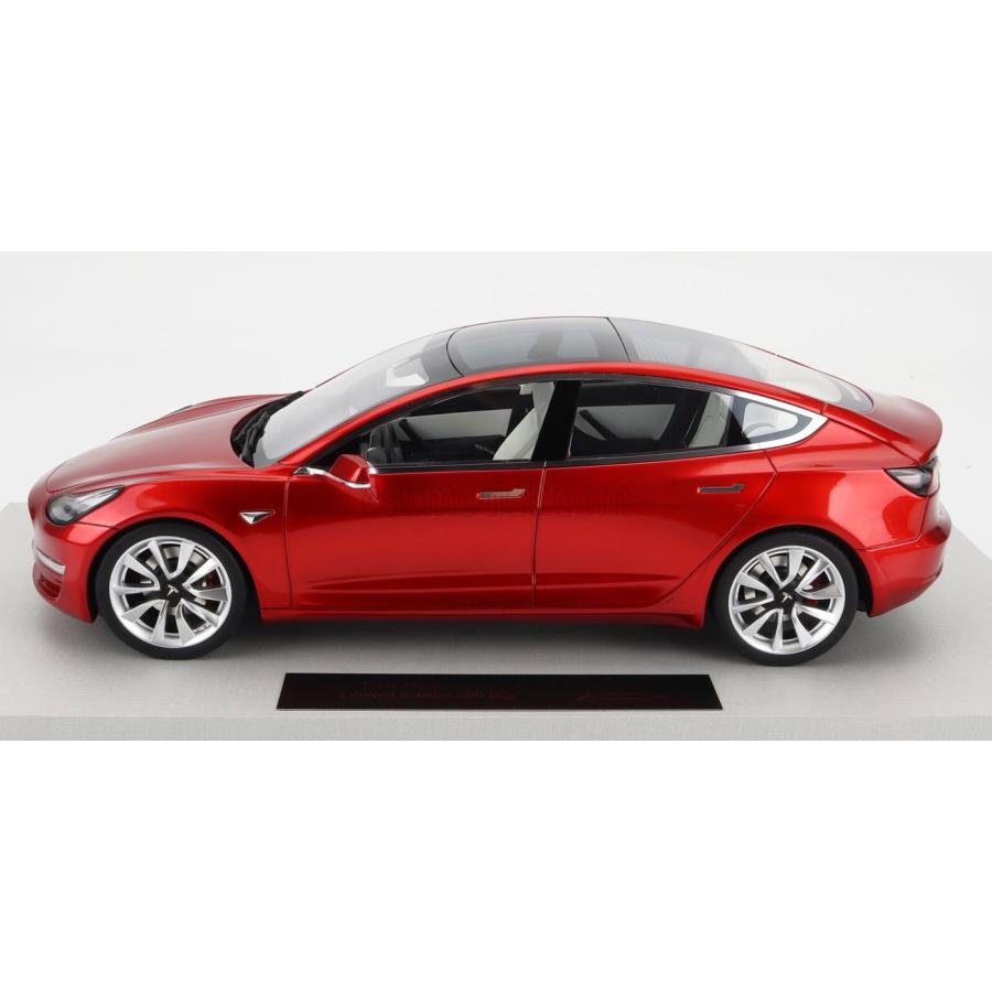 お値下げ ミニカー 1/18 テスラ モデル3 LS-COLLECTIBLES 1/18 TESLA MODEL 3 2017 RED LS074A 【UOI6690094897】(23322円)