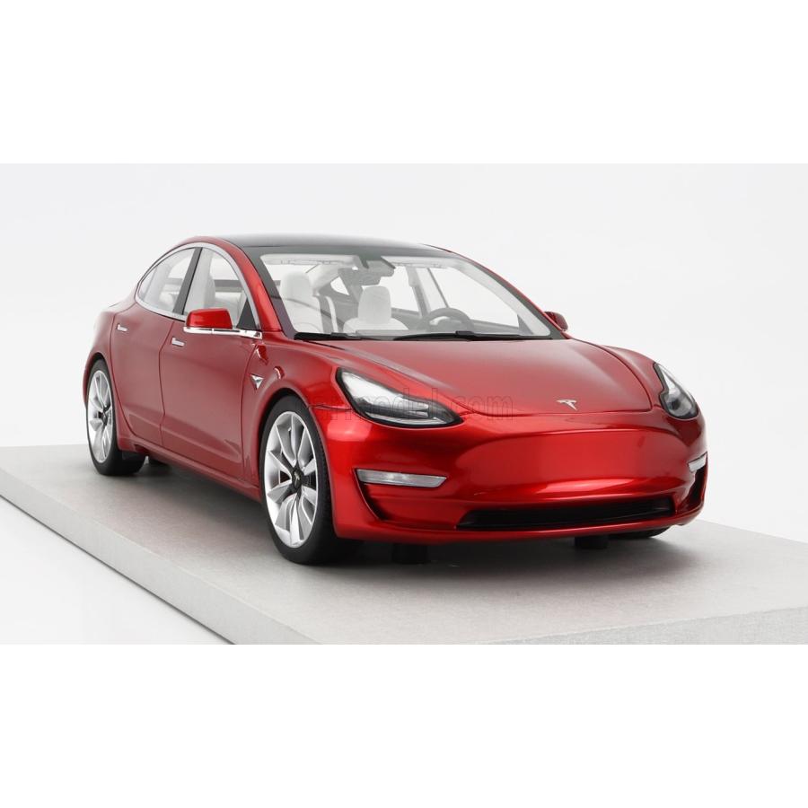 お値下げ ミニカー 1/18 テスラ モデル3 LS-COLLECTIBLES 1/18 TESLA MODEL 3 2017 RED LS074A 【UOI6690094897】(23322円)