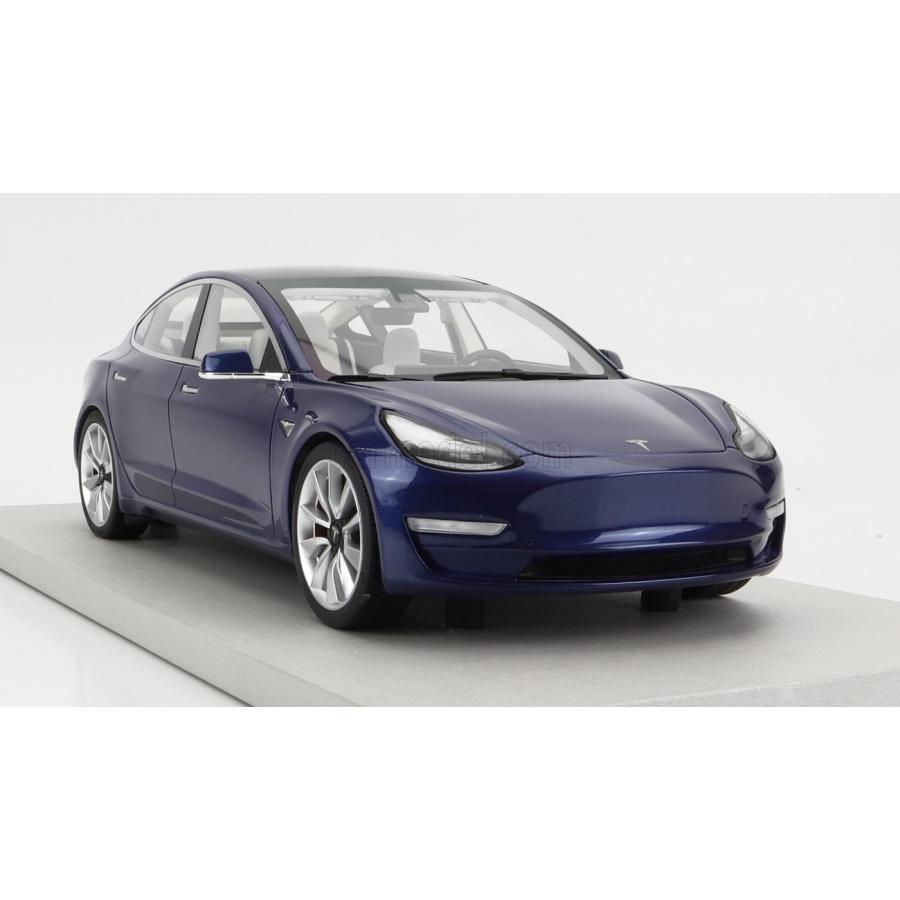 ミニカー 1/18 テスラ モデル3 LS-COLLECTIBLES 1/18 TESLA MODEL 3 2017 BLUE LS074B｜a-mondo2｜04