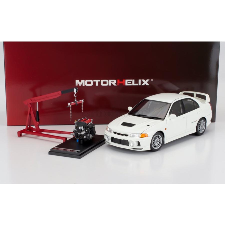 三菱 ミニカー 1/18 ランサー EVO MOTORHELIX MITSUBISHI LANCER