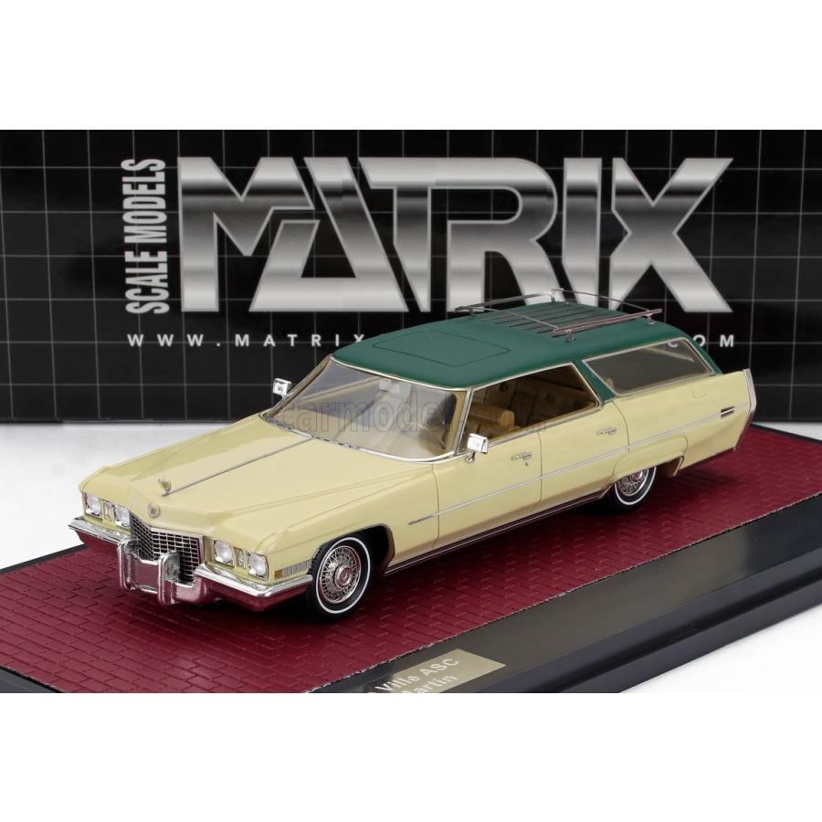 ミニカー アメ車 1/43 キャデラック デビル ワゴン MATRIX SCALE