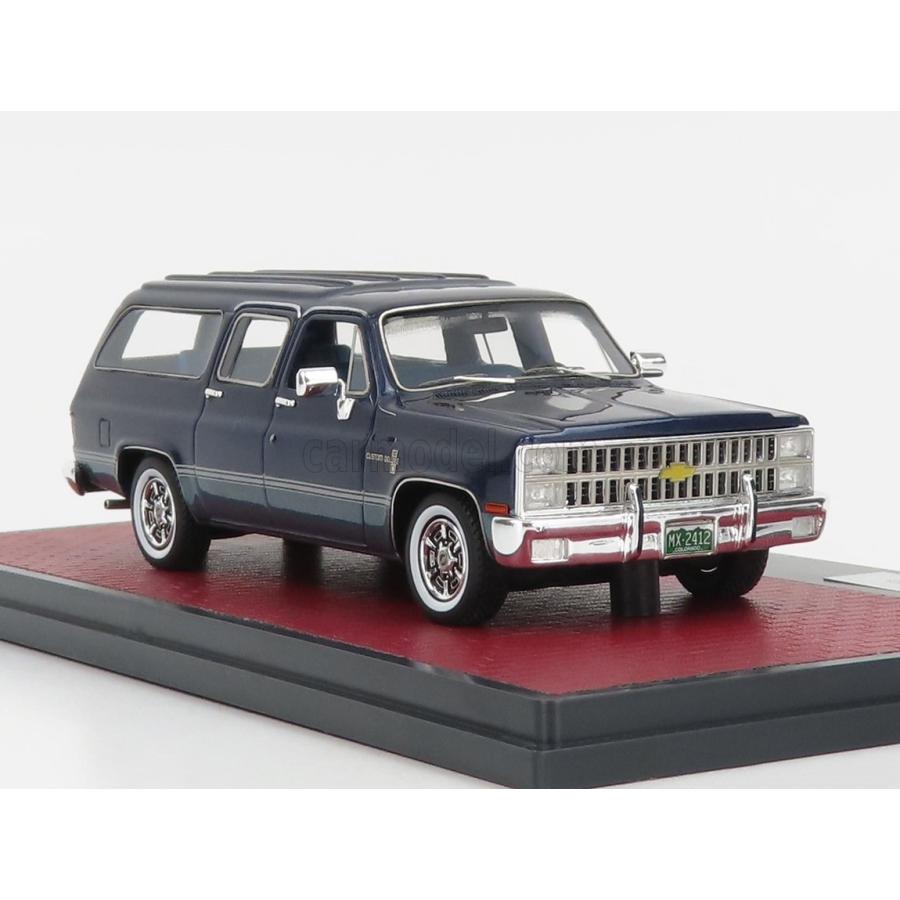 ミニカー アメ車 1/43 シボレー サバーバン MATRIX SCALE MODELS 1/43 CHEVROLET SUBURBAN 1981 BLUE MX20302-412 トミカリミテッドヴィンテージ トミカラマ ヴィンテージ02c スネークモータース社 完成品 WSO1997086624(17512円)