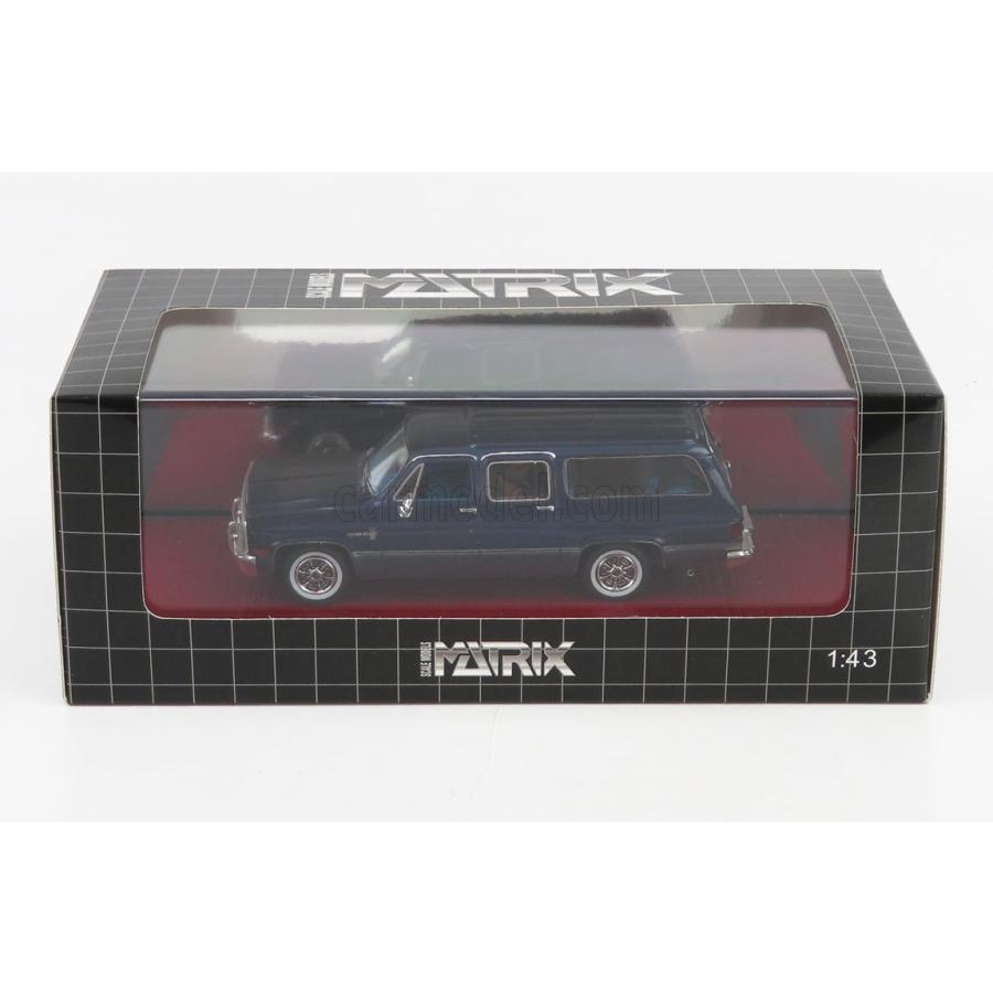 ミニカー アメ車 1/43 シボレー サバーバン MATRIX SCALE MODELS 1/43 CHEVROLET SUBURBAN 1981 BLUE MX20302-412 トミカリミテッドヴィンテージ トミカラマ ヴィンテージ02c スネークモータース社 完成品 WSO1997086624(17512円)