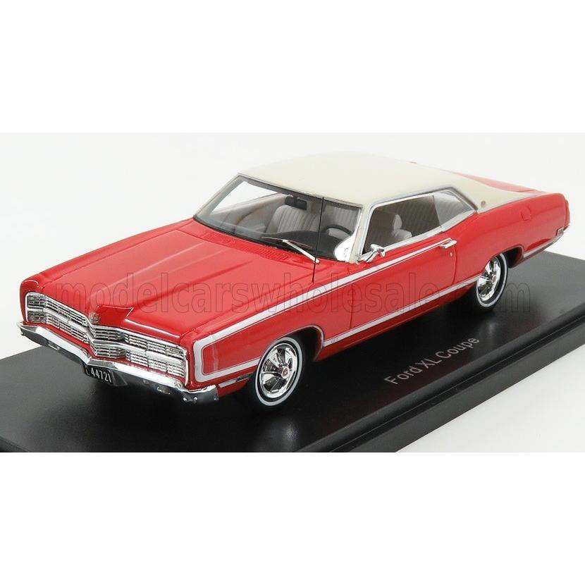 ミニカー アメ車 1 43 フォード Xl Neo Scale Models Ford Usa Xl Coupe 1969 Red Ivory Neo Neo ミニカーショップ ええもん堂 通販 Yahoo ショッピング