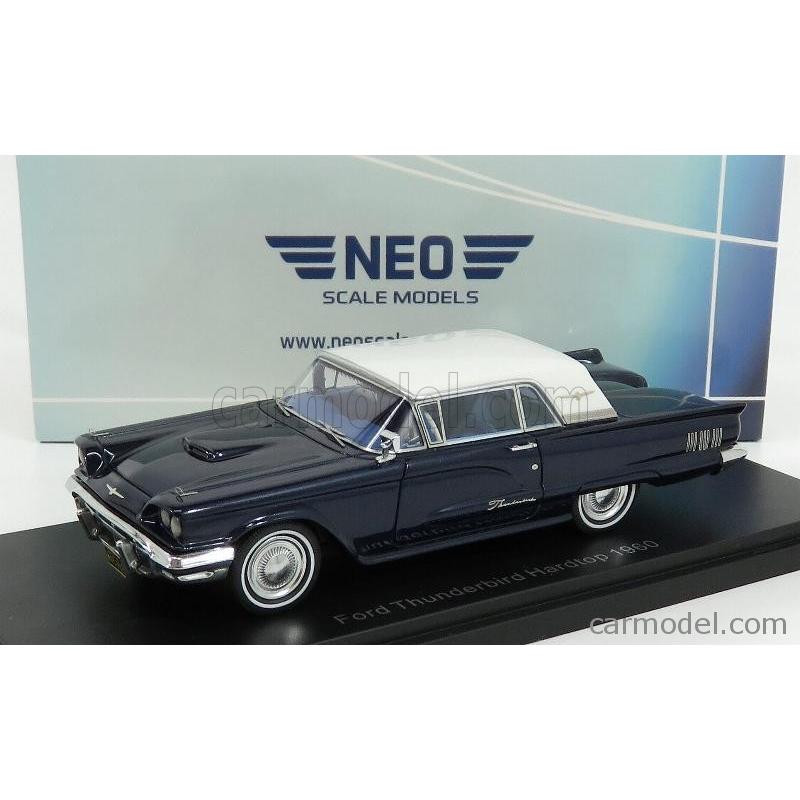 ミニカー アメ車 1 43 フォード サンダーバード ハードトップ Neo Scale Models Ford Usa Thunderbird Hard Top 1960 Blue White Neo Neo ミニカーショップ ええもん堂 通販 Yahoo ショッピング