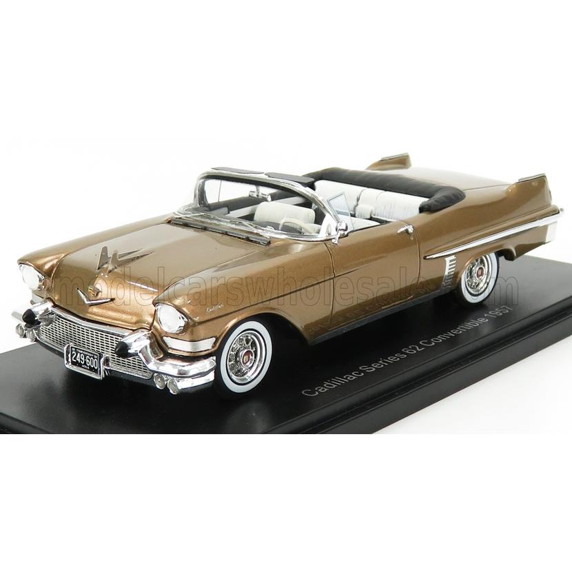 ミニカー アメ車 1 43 キャデラック シリーズ62 Neo Scale Models Cadillac Series 62 Cabriolet Open 1957 Brown Met Neo Neo ミニカーショップ ええもん堂 通販 Yahoo ショッピング