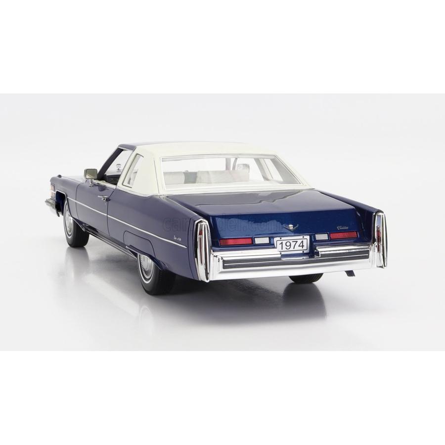 ミニカー アメ車 1/18 キャデラック クーペ デビル STAMP-MODELS 1/18 CADILLAC COUPE DEVILLE 1974 REGAL BLUE FIREMIST STM1974603｜a-mondo2｜05