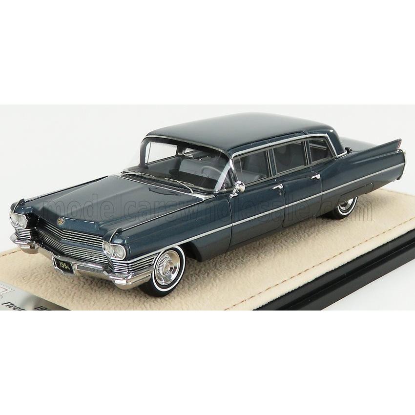 好評につき延長 ミニカー アメ車 1 43 キャデラック フリートウッド 75 Stamp Models 1 43 Cadillac Fleetwood 75 Limousine 1964 Spruce Blue Met Stm メール便送料無料 Www Fcbyfauci Com Ve