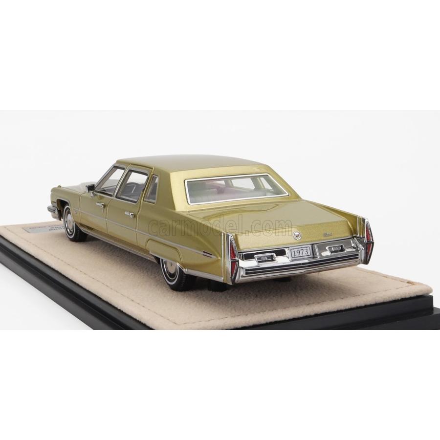 ミニカー アメ車 1/43 キャデラック フリートウッド STAMP-MODELS 1/43 CADILLAC FLEETWOOD 75 LIMOUSINE 1973 GOLD MET STM73103｜a-mondo2｜05