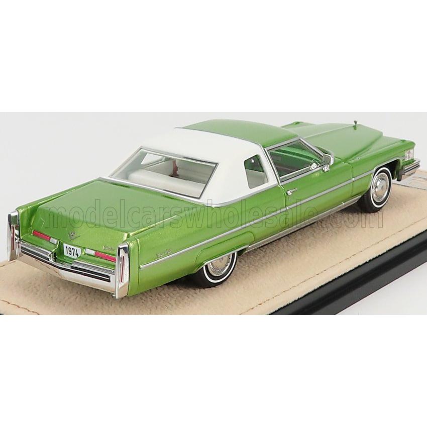 最新情報 ミニカー アメ車 1 43 キャデラック クーペ デビル Stamp Models 1 43 Cadillac Cadillac Coupe Deville 1974 Persian Lime Stm 最高の Orientalweavers Com