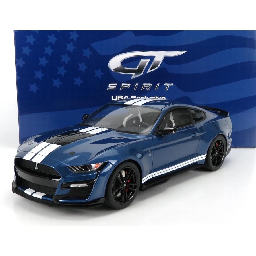 ミニカー アメ車 1 12 フォード マスタング Gt Spirit Ford Usa Mustang Shelby Gt500 Coupe Blue Met White Black Us023 Us023 ミニカーショップ ええもん堂 通販 Yahoo ショッピング