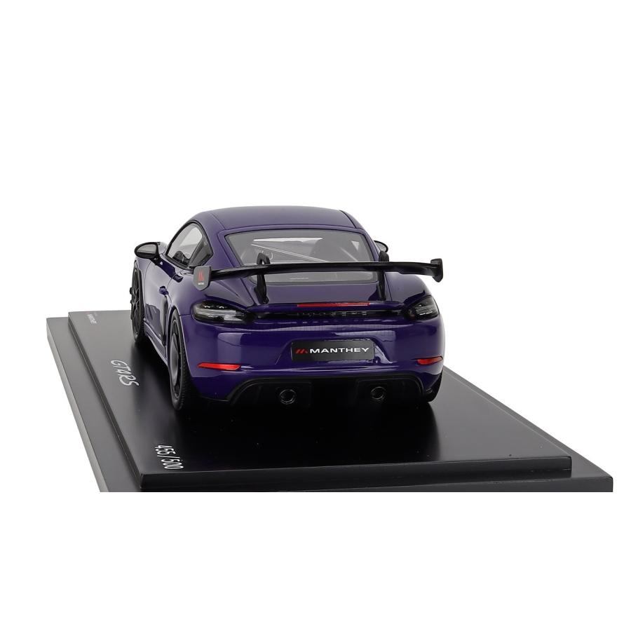 ミニカー 1/18 ポルシェ 718 ケイマン GT4 SPARK-MODEL 1/18 PORSCHE 718 (982) CAYMAN GT4 RS MANTHEY KIT 2024 ULTRAVIOLET PURPLE BLACK WAP0216030TCAY_4