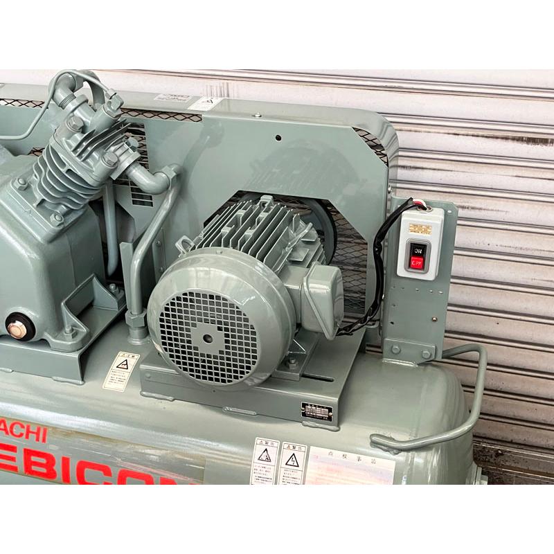 分解整備済】日立 3.7kW 5馬力 給油式レシプロコンプレッサー 分解整備済】日立 3.7kW 5馬力 給油式レシプロコンプレッサー