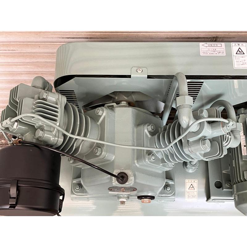 分解整備済】日立 3.7kW 5馬力 給油式レシプロコンプレッサー 分解整備済】日立 3.7kW 5馬力 給油式レシプロコンプレッサー
