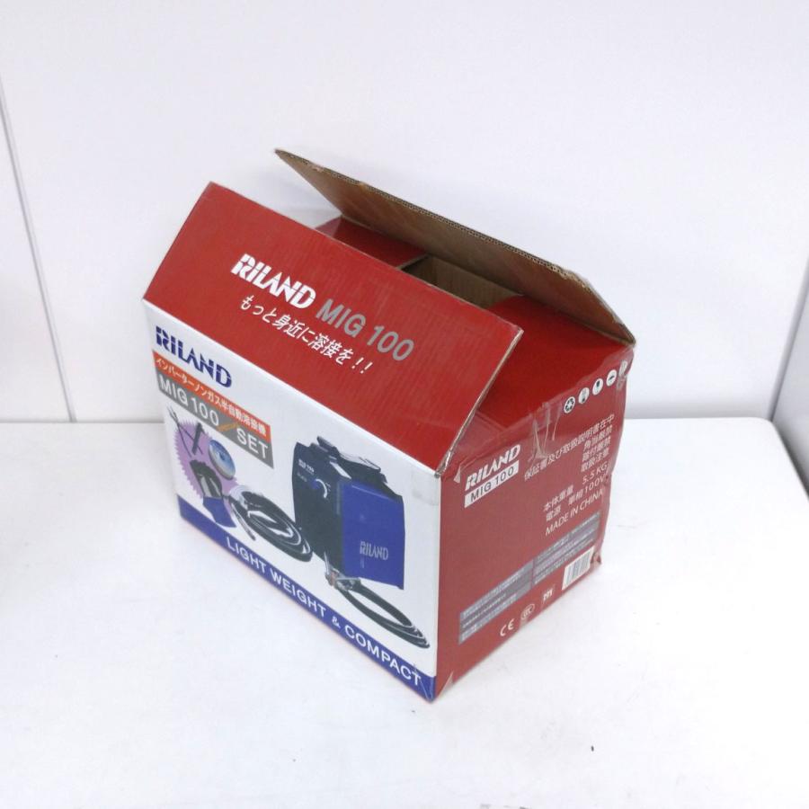 未使用】RILAND/リランド インバーターノンガス半自動溶接機 MIG100 